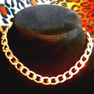 Cuban Link Costume Gold Chain - 15 1/2 Inches